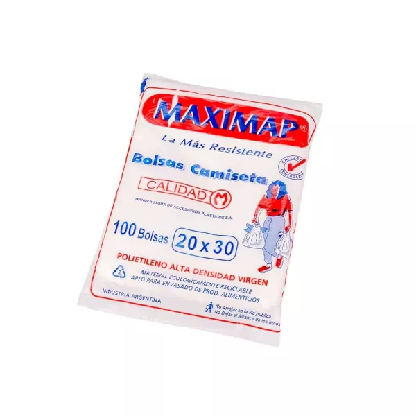 Bolsa Camiseta 20X30 Std Mp- 100/Bulto